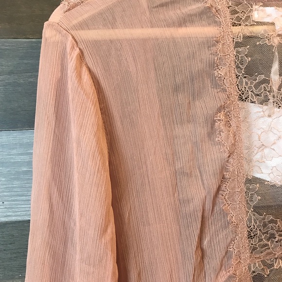 Boho Lace Detail Duster Cardigan - Picture 7 of 7